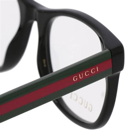 men's prescription gucci glasses|Gucci clear frame glasses men.